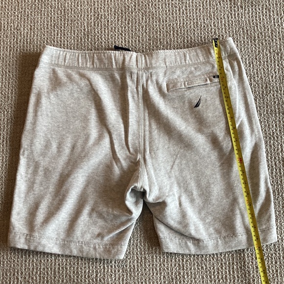 Nautica Gray Heather Drawstring Sweat Shorts - Sz L - Picture 8 of 9